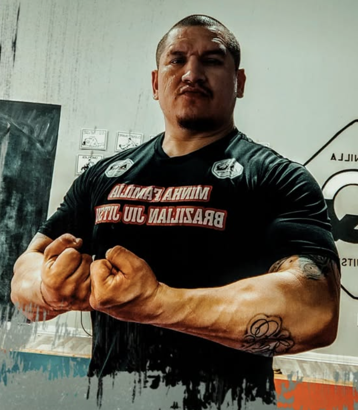 Professor Adrian Quintanilla during no-gi training