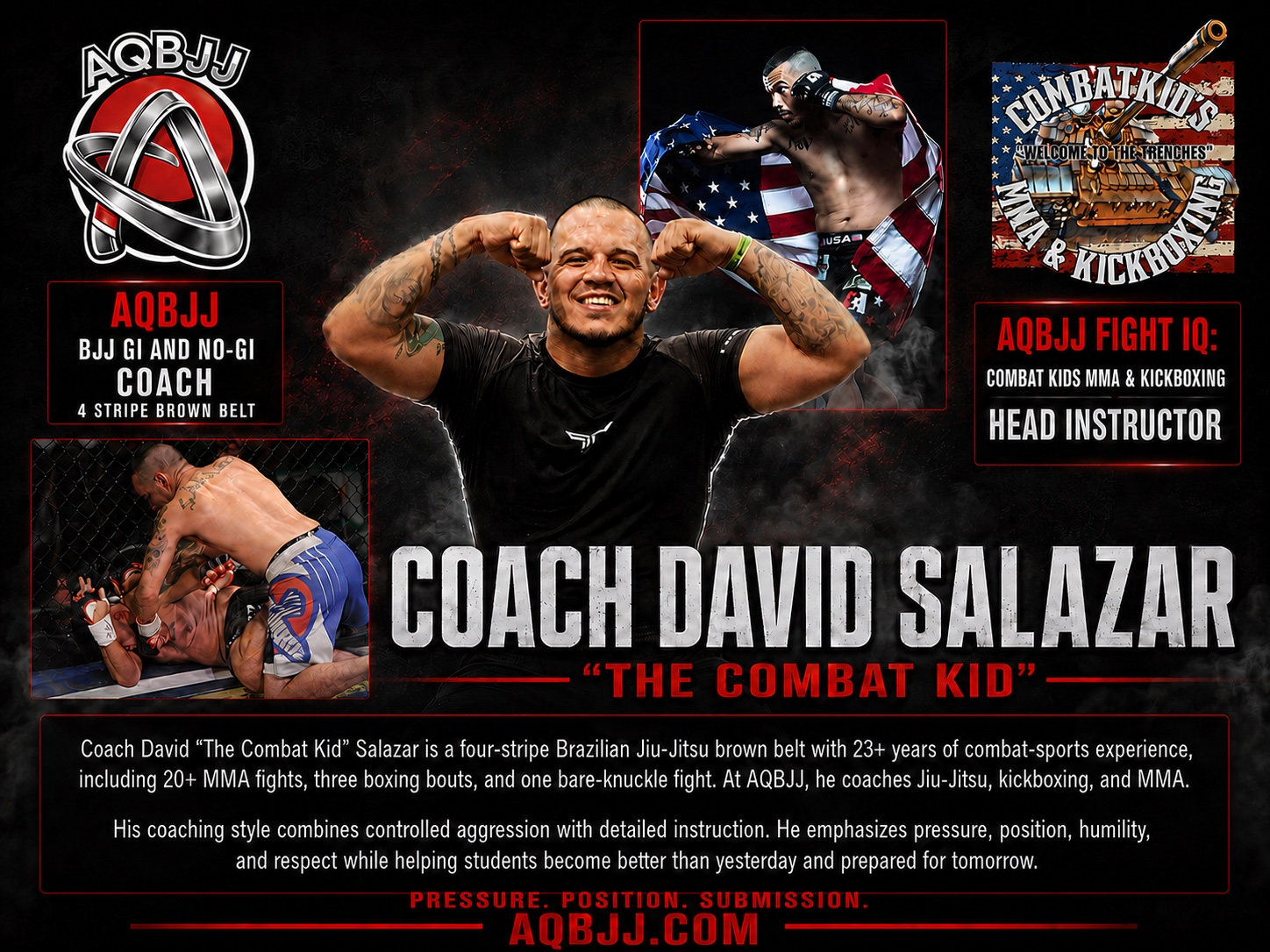 David “The Combat Kid” Salazar coaching profile